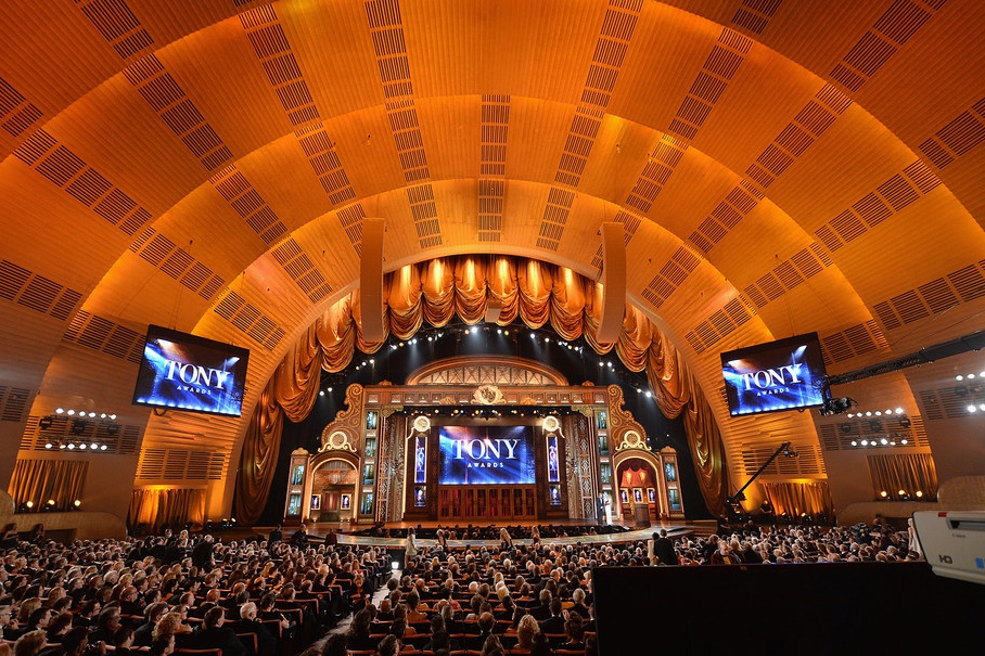 Radio City Music Hall, home of the Tony Awards telecast on CBS.