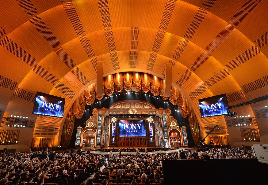 Radio City Music Hall, home of the Tony Awards telecast on CBS.